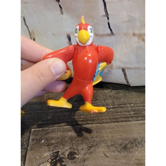 Rainforest Cafe parrot frog set toy figure posable - Picture 5 of 9